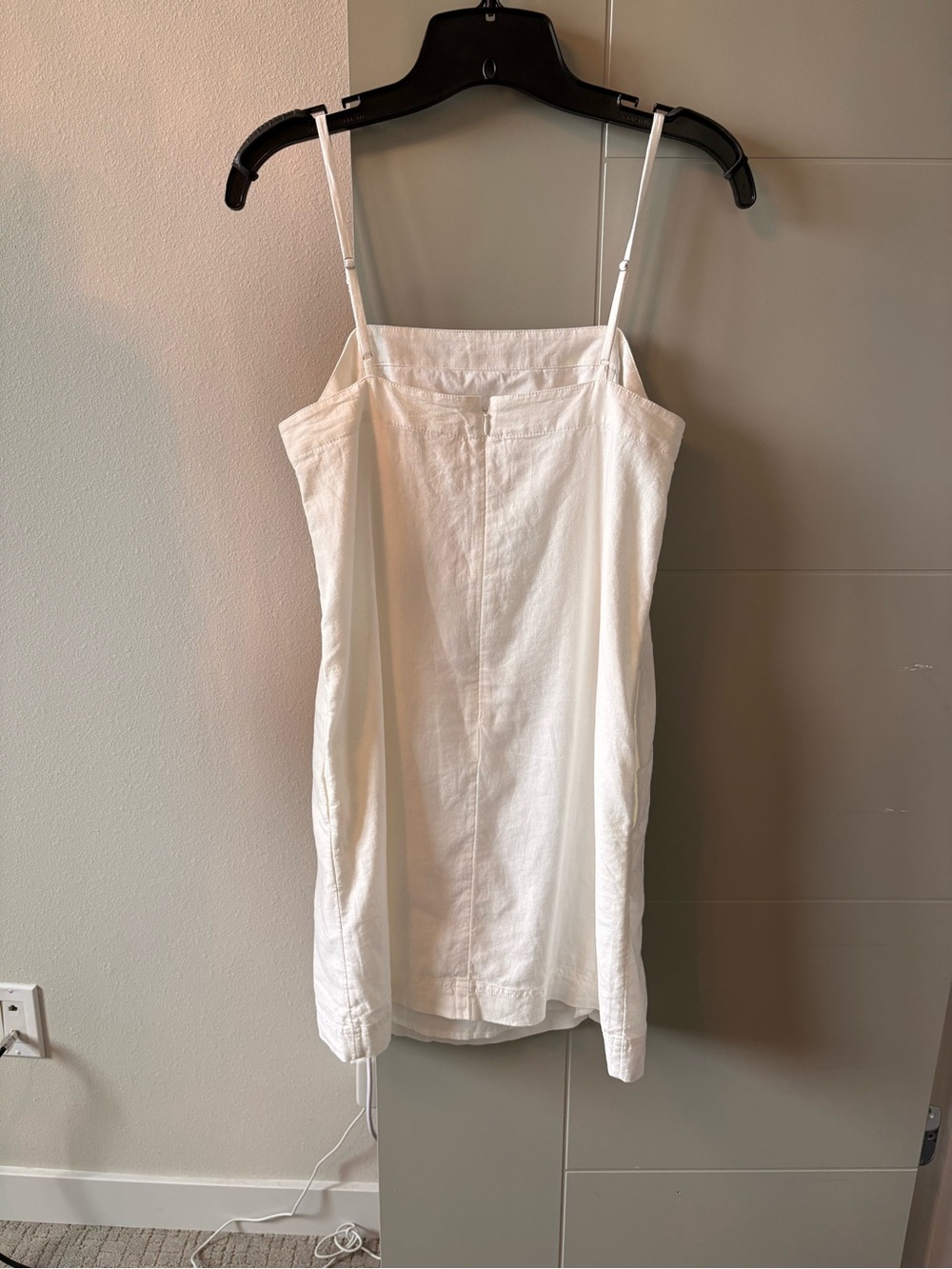 Madewell White Linen Slip Dress - Picture 9 of 10